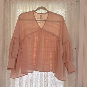 Finders keepers Pink oversized blouse
